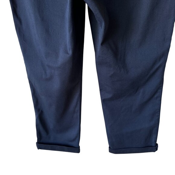 Democracy "Ab"solution® High Rise Roll Cuff Trouser Navy Blue Inseam 24" - Picture 7 of 13